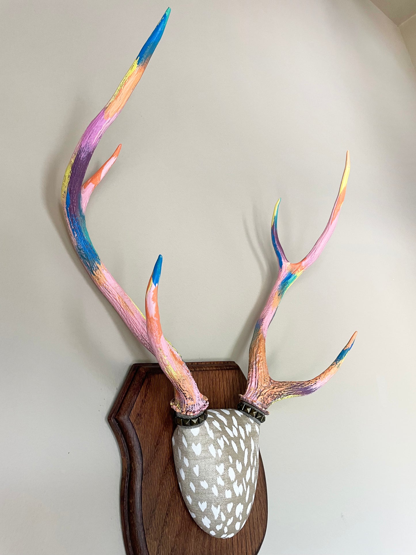 painted antlers